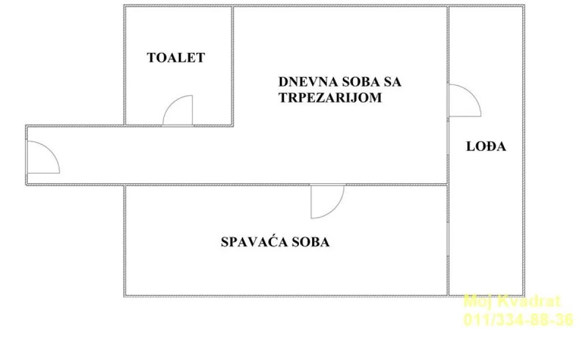 Prodaja, jednosoban stan, 40m², Mirijevo Sve Podlokacije, Beograd