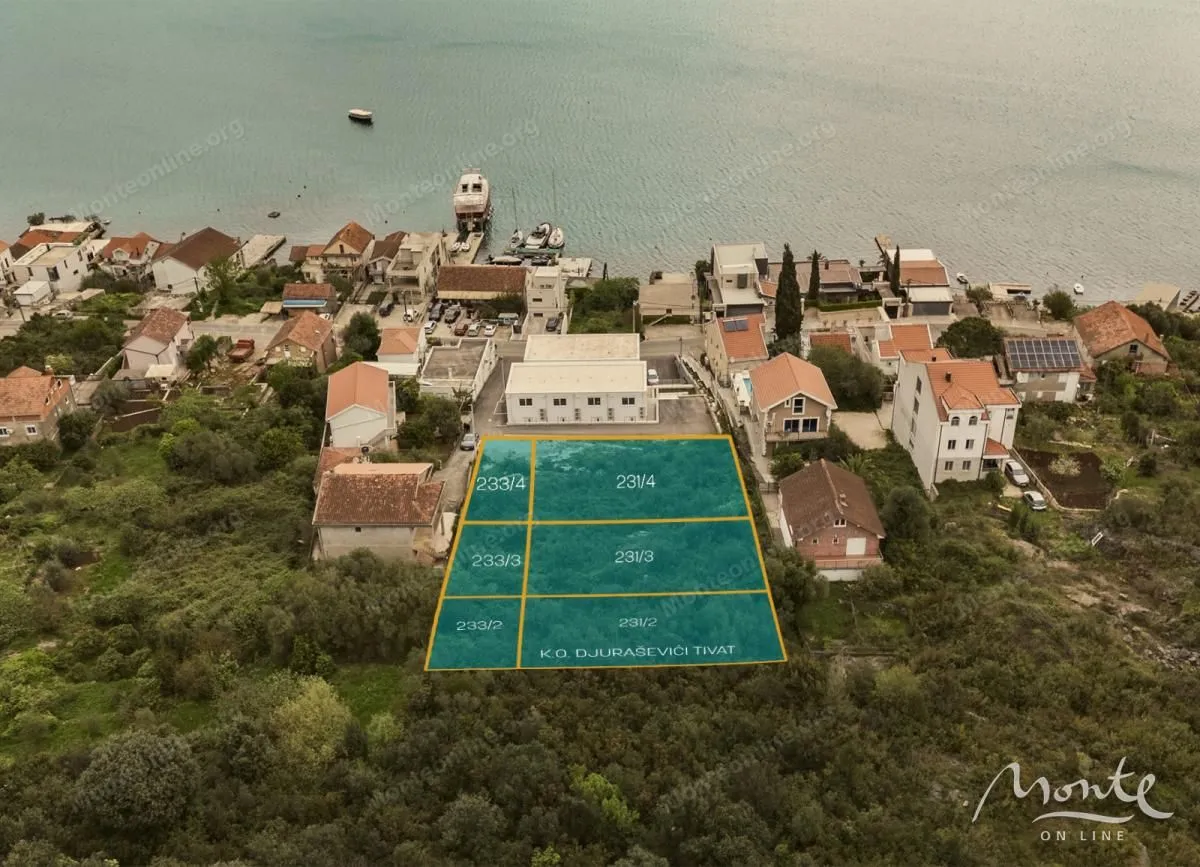 Prodaja, plac, 1620m², Đuraševići, Tivat