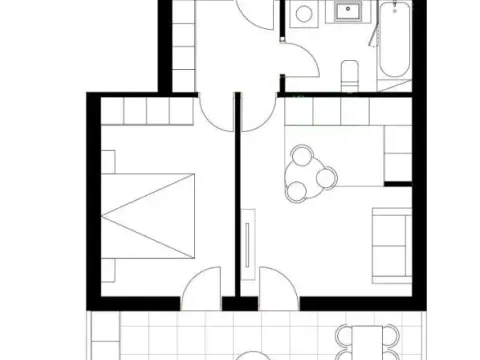 Sale, one bedroom apartment, 48m², Bar, Crna Gora - image 8