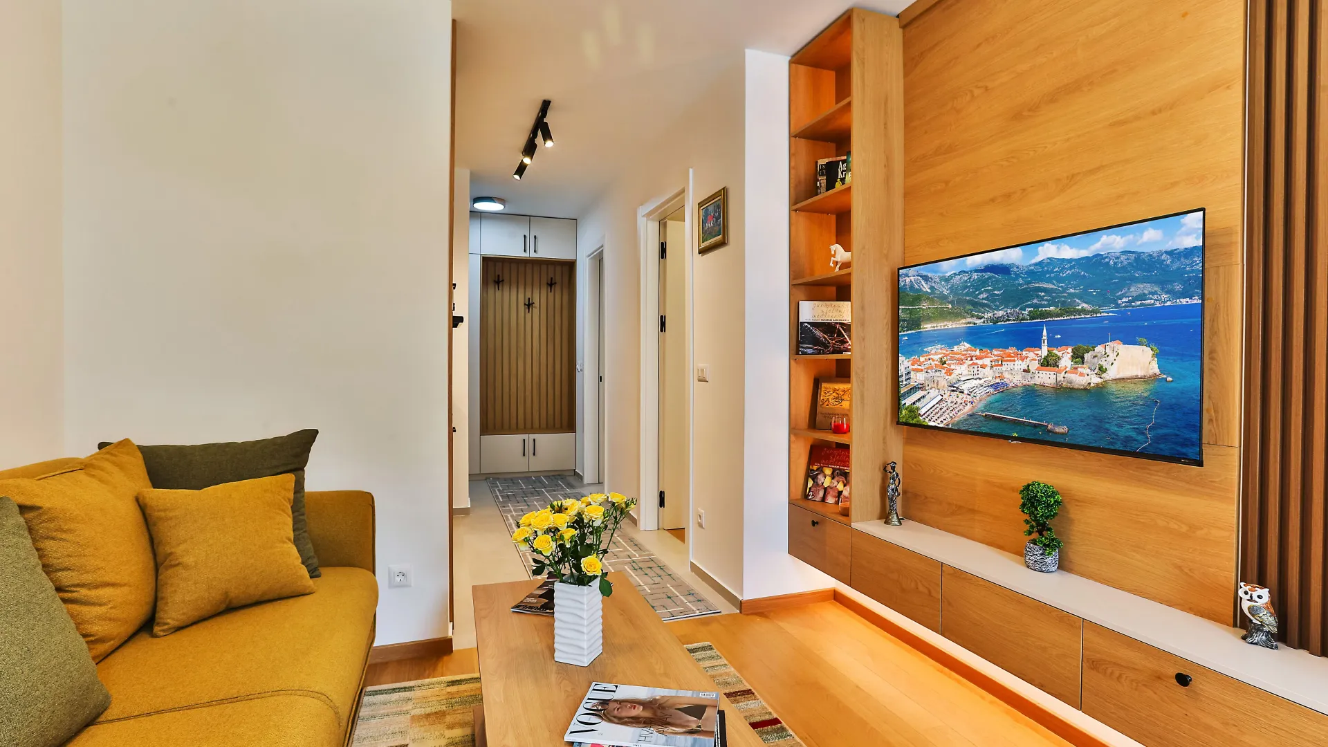 Rent, one bedroom apartment, 48m², Rozino, Budva