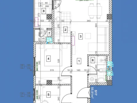 Prodaja, dvosoban stan, 56m², Salajka, Novi Sad Sve Podlokacije - image 2