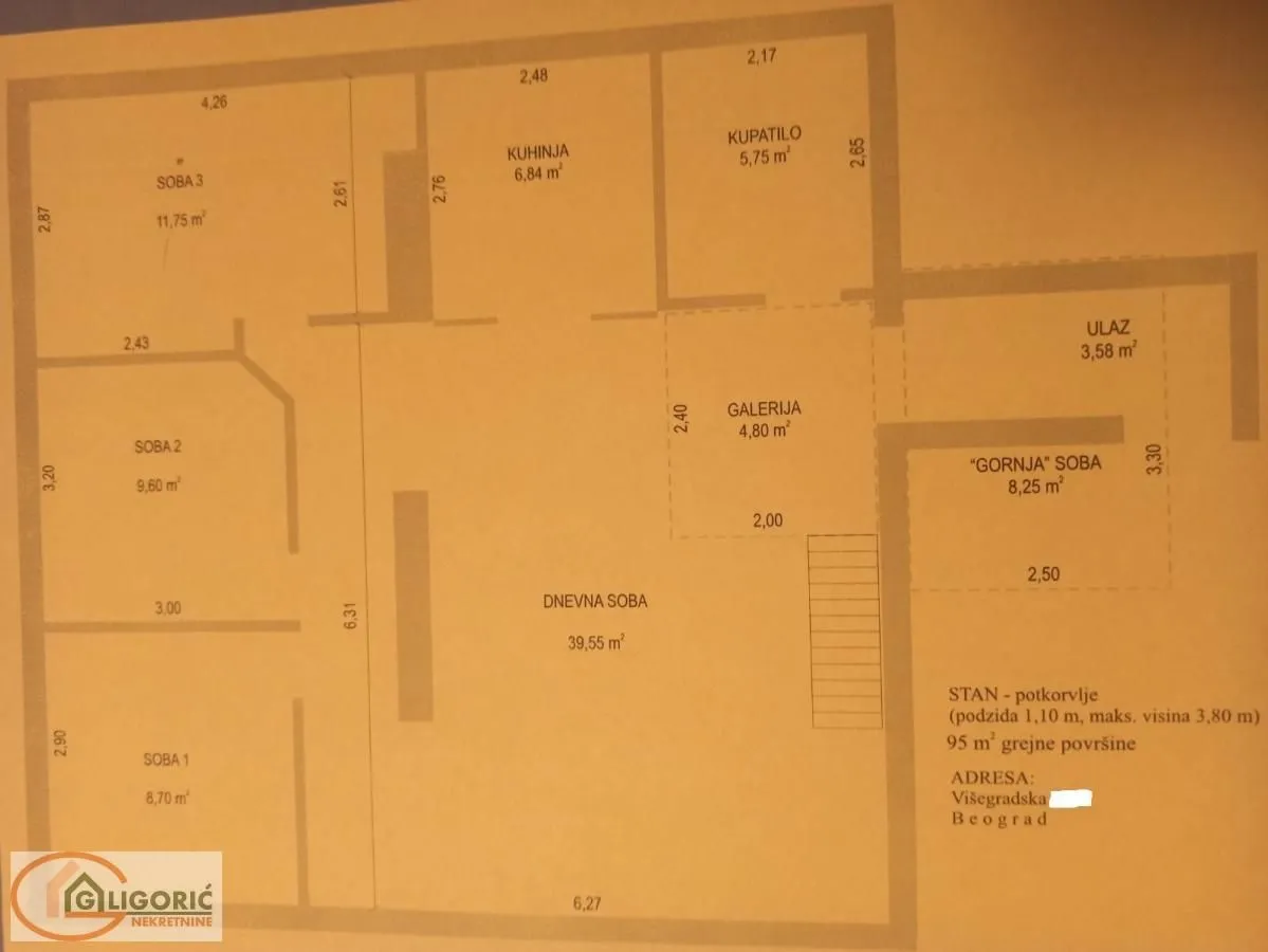 Sale, four bedroom apartment, 95m², Klinički Centar, Beograd
