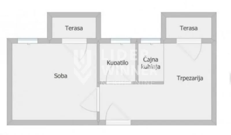 Prodaja, jednosoban stan, 44m², Savski Venac, Beograd