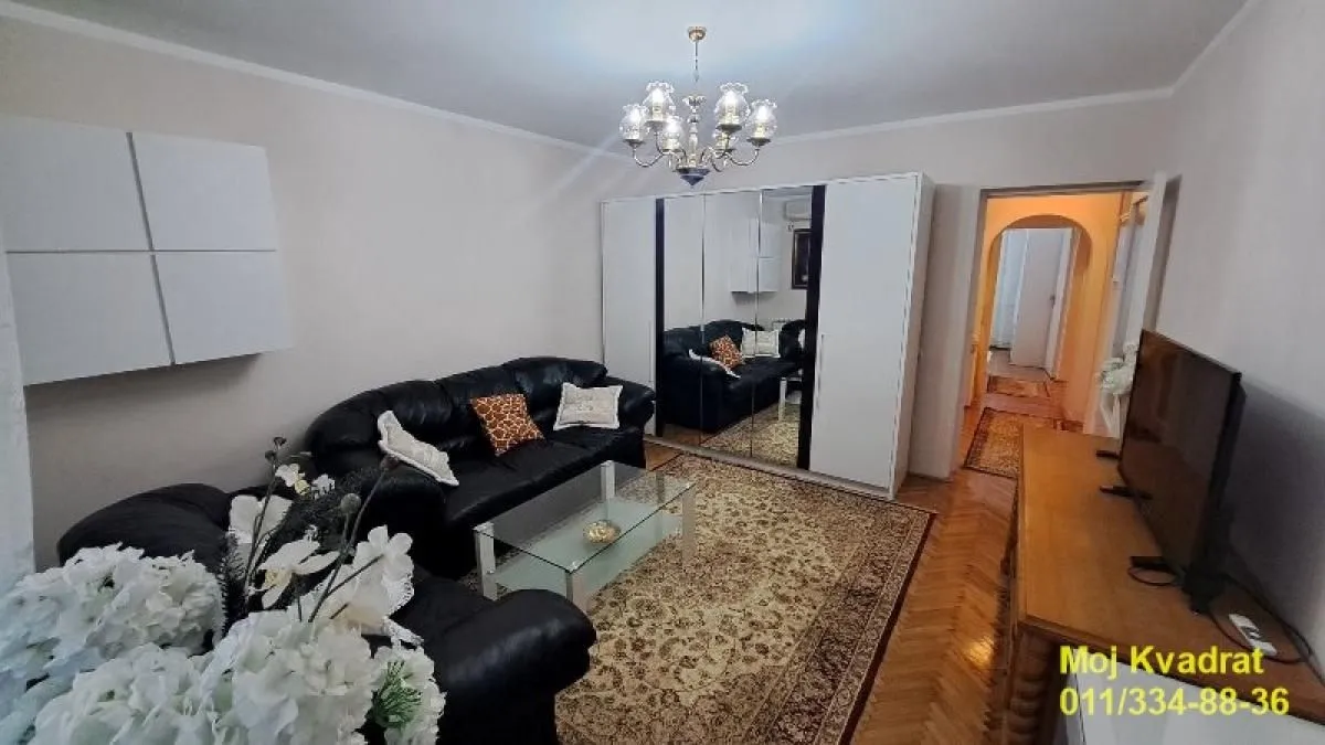 Rent, three bedroom apartment, 62m², Savski Venac, Beograd
