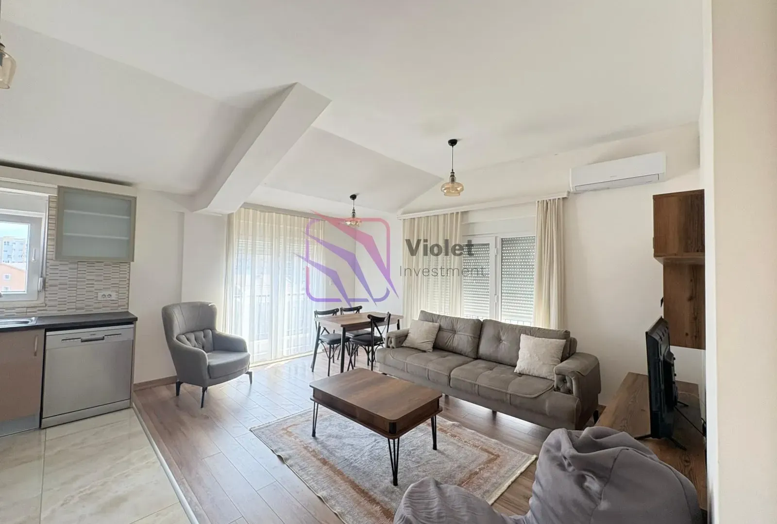 Izdavanje, jednosoban stan, 52m², Stari Aerodrom, Podgorica
