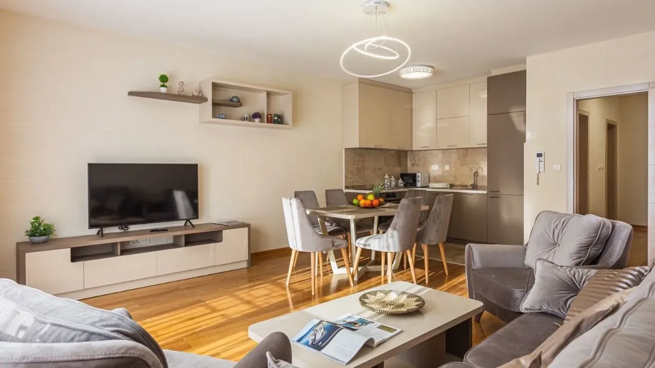 Rent, two bedroom apartment, 62m², Pržno, Budva