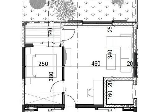 Sale, one bedroom apartment, 46m², Radanovići, Kotor - image 3