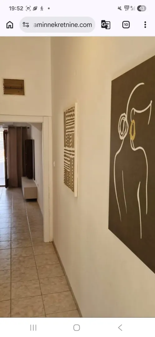 Rent, one bedroom apartment, 39m², Babin Do, Budva