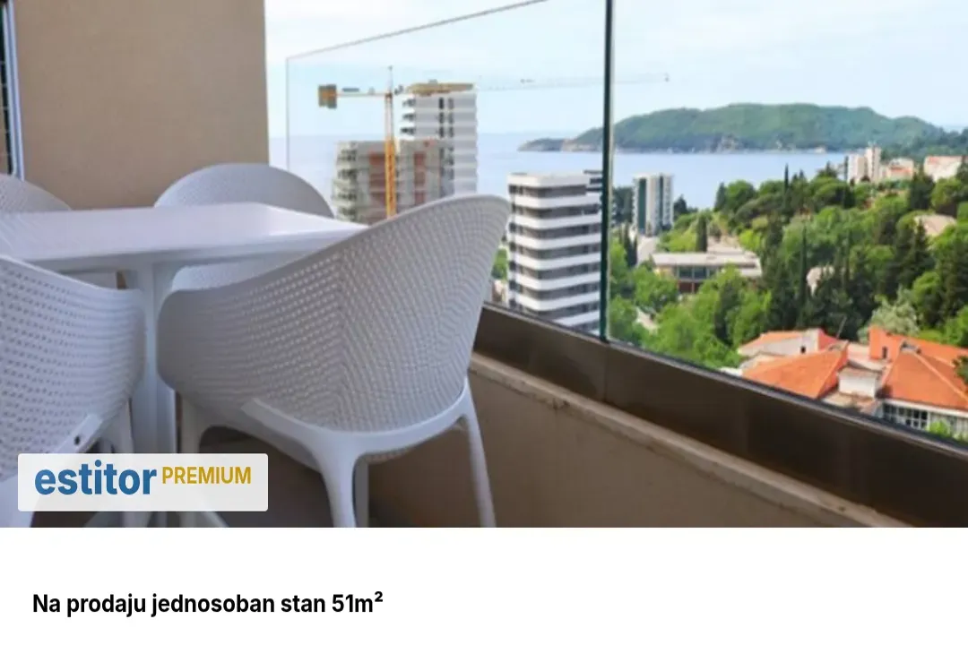 Prodaja, jednosoban stan, 51m², Bečići, Budva