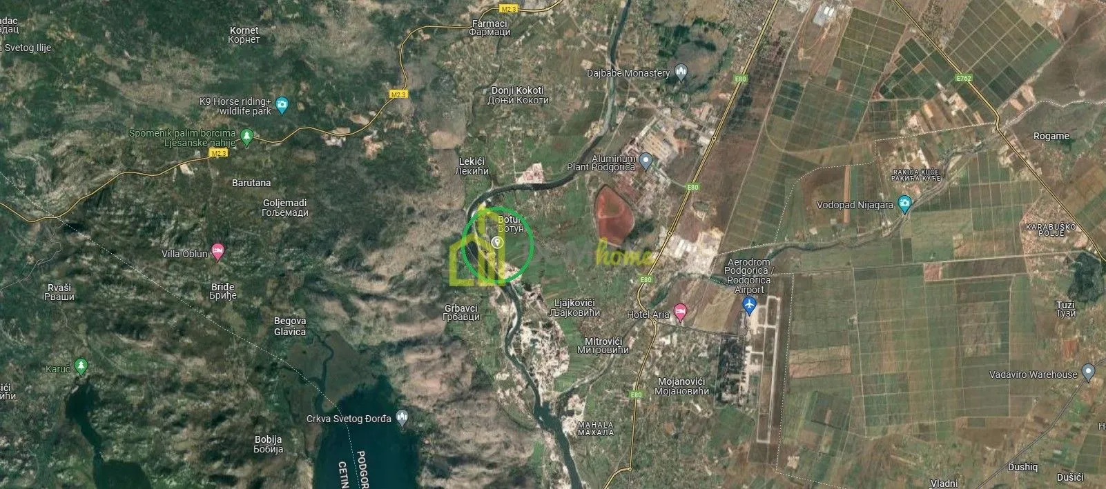 Prodaja, plac, 2560m², Zeta, Podgorica