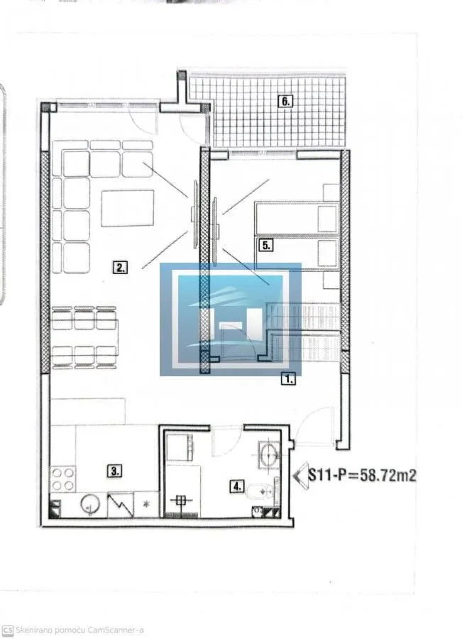 Prodaja, jednosoban stan, 58m², Paraćin, Srbija