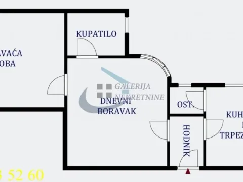 Prodaja, dvosoban stan, 46m², Vračar Hram, Vračar Sve Podlokacije - image 5
