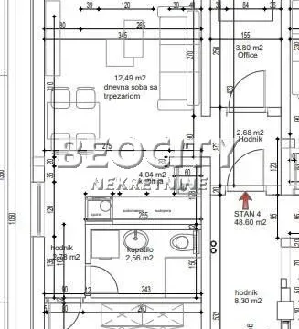 Sale, two bedroom apartment, 50m², Žarkovo, Beograd - image 5