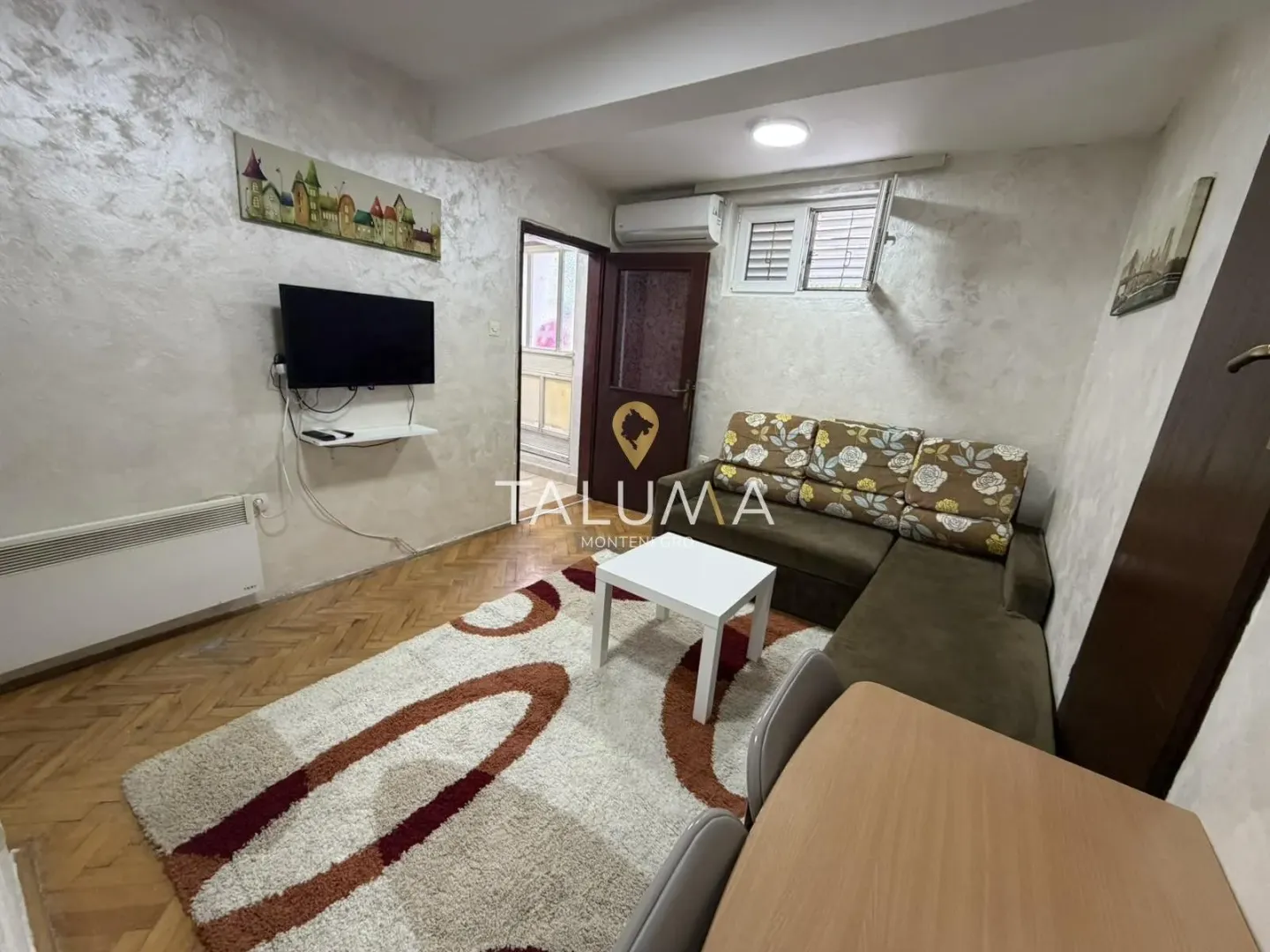Rent, one bedroom apartment, 40m², Tološi, Podgorica