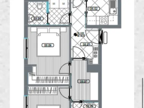 Sale, two bedroom apartment, 63m², Gornja Gorica, Podgorica - image 8