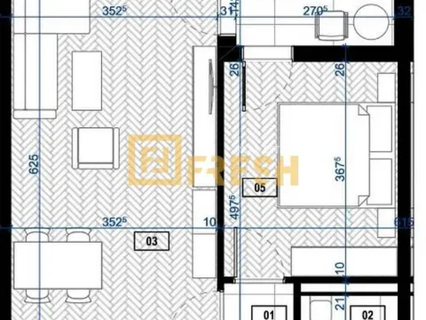 Sale, one bedroom apartment, 48m², Zabjelo, Podgorica - image 6
