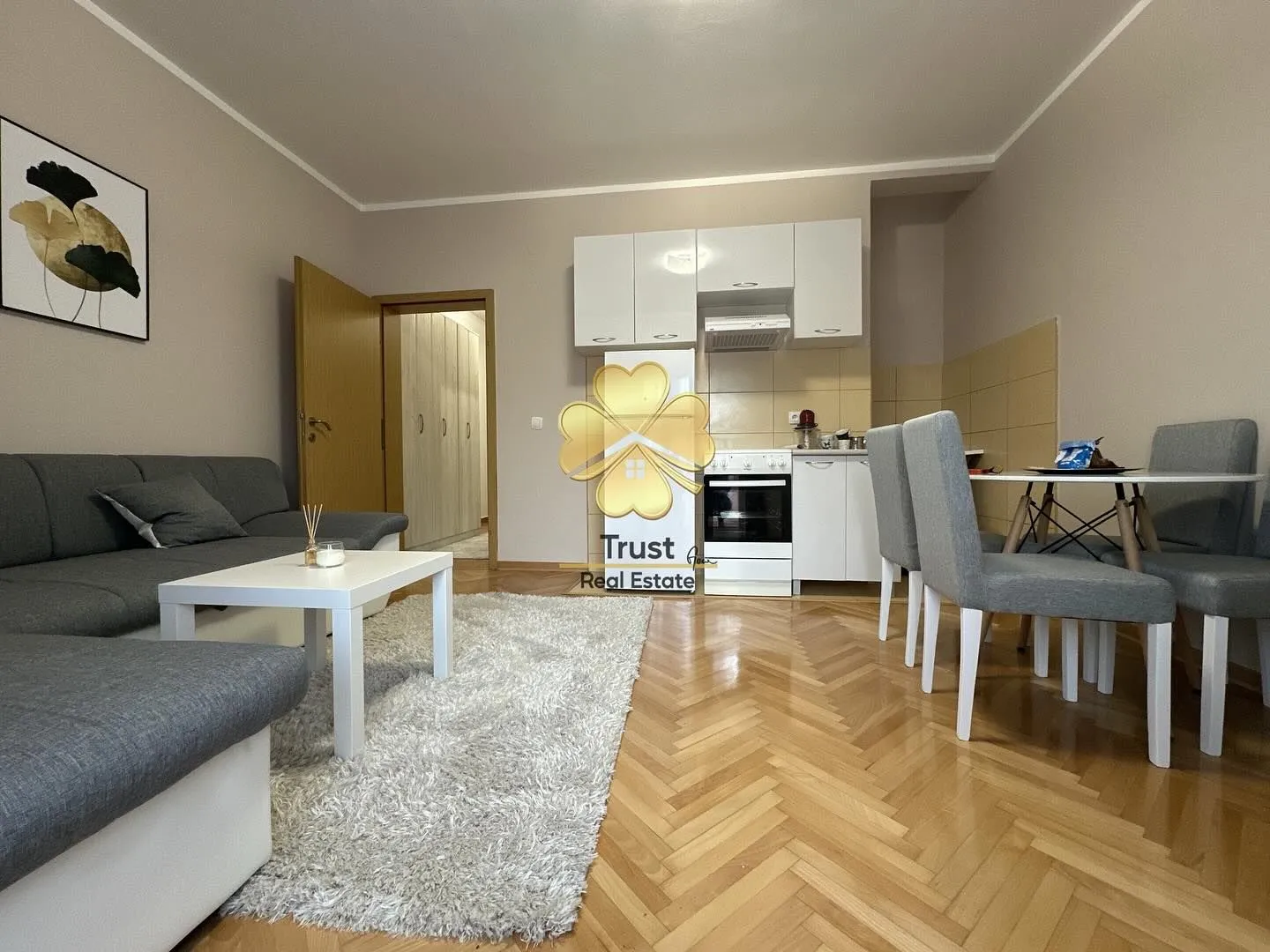 Rent, one bedroom apartment, 47m², Zabjelo, Podgorica