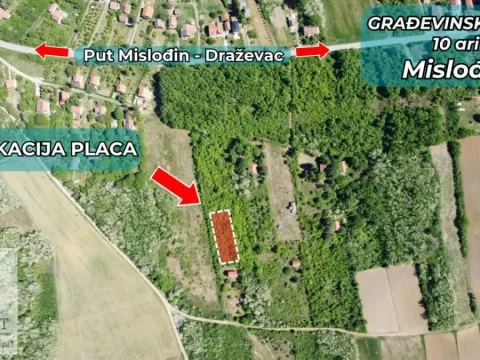 Sale, land lot, 10m², Mislodjin, Obrenovac