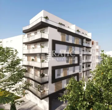 Spoljašnji izgled moderne stambene zgrade sa terasama. - image 2