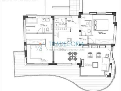Prodaja, dvosoban stan, 100m², Tivat, Crna Gora - image 16