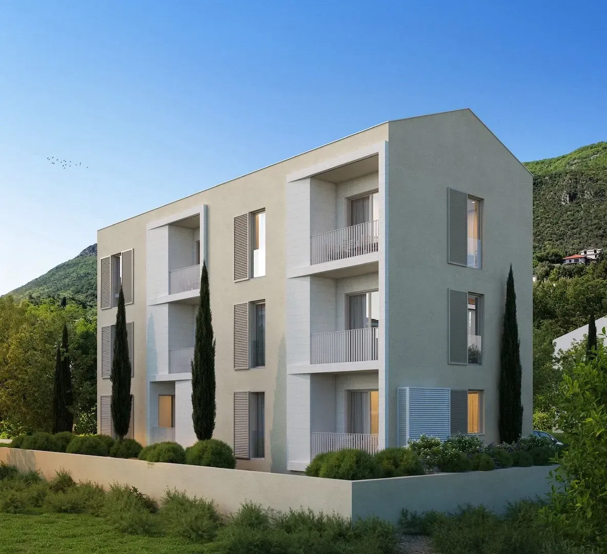 Sale, one bedroom apartment, 48m², Dumidran, Tivat