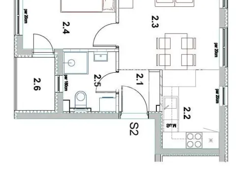 Prodaja, dvosoban stan, 46m², Borča 1, Borča Sve Podlokacije - image 3
