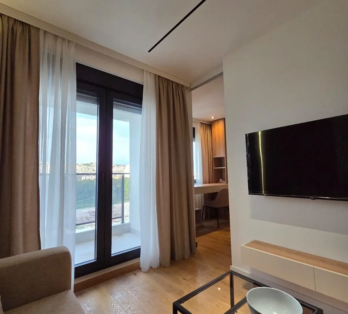Rent, one bedroom apartment, 44m², Preko Morače, Podgorica
