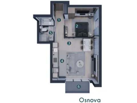 Prodaja, dvosoban stan, 50m², Altina, Beograd - image 9
