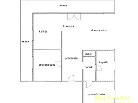 Prodaja, trosoban stan, 78m², Savski Venac, Beograd - image 19