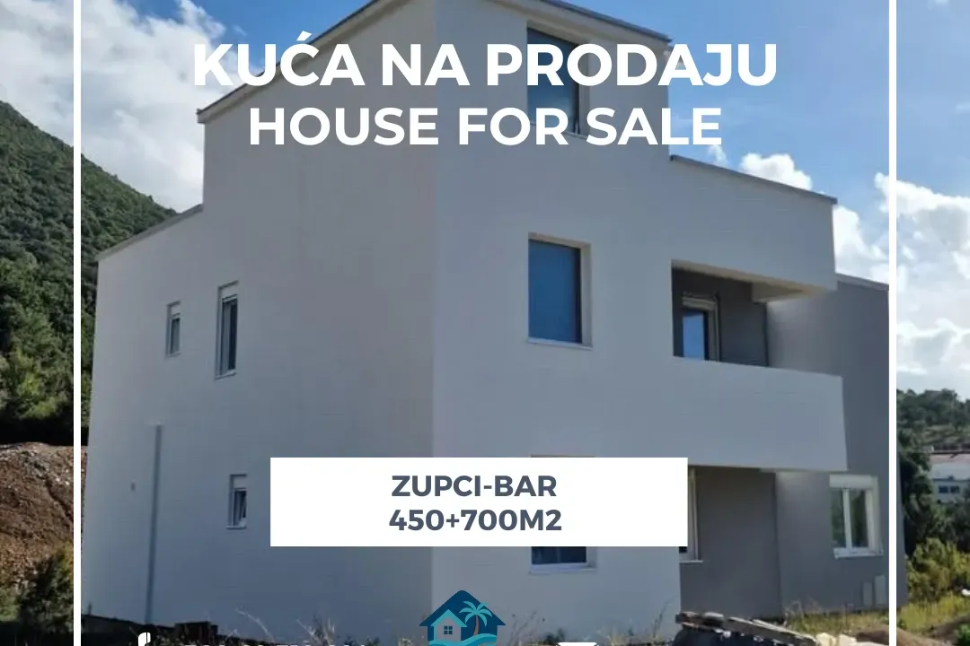 Prodaja, kuća, 450m², Župci, Bar
