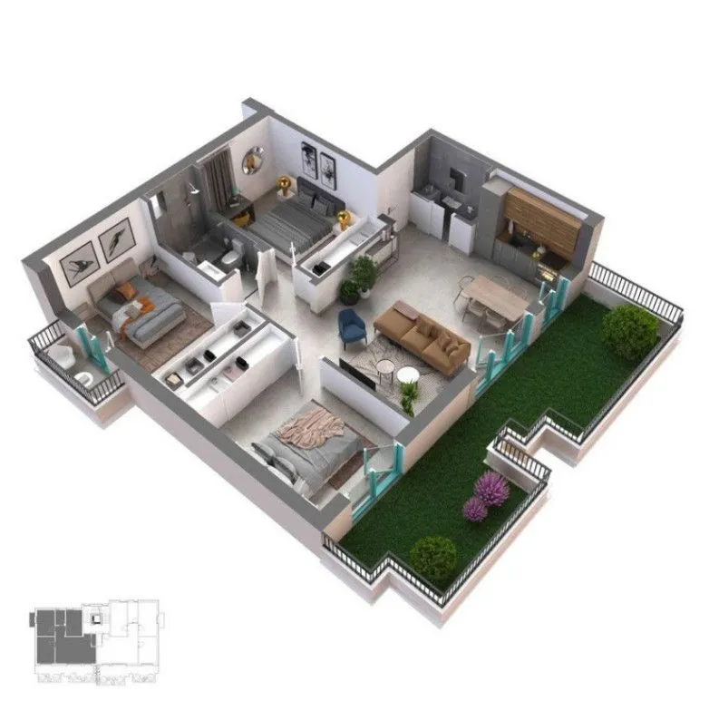 Prodaja, trosoban stan, 187m², Dobrota, Kotor