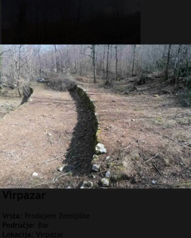 Prodaja, plac, 13600m², Gluhi do, Bar