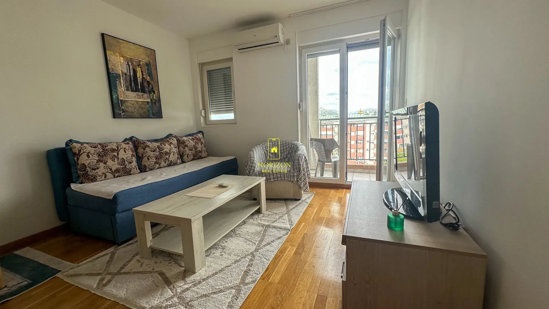 Izdavanje, jednosoban stan, 43m², Stari Aerodrom, Podgorica