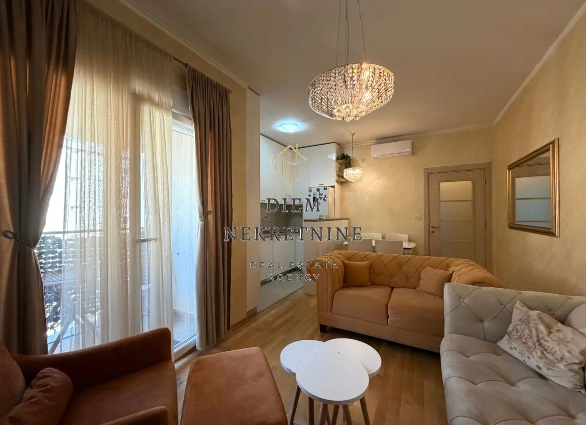 Rent, one bedroom apartment, 44m², Blok 6, Podgorica