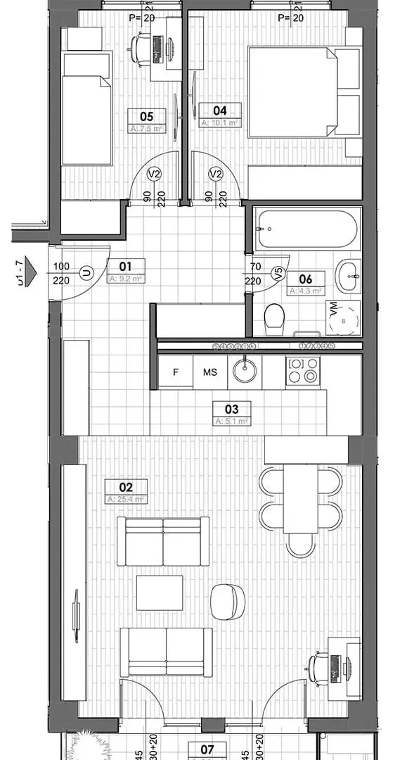 Prodaja, stan, 38m², Tivat, Crna Gora