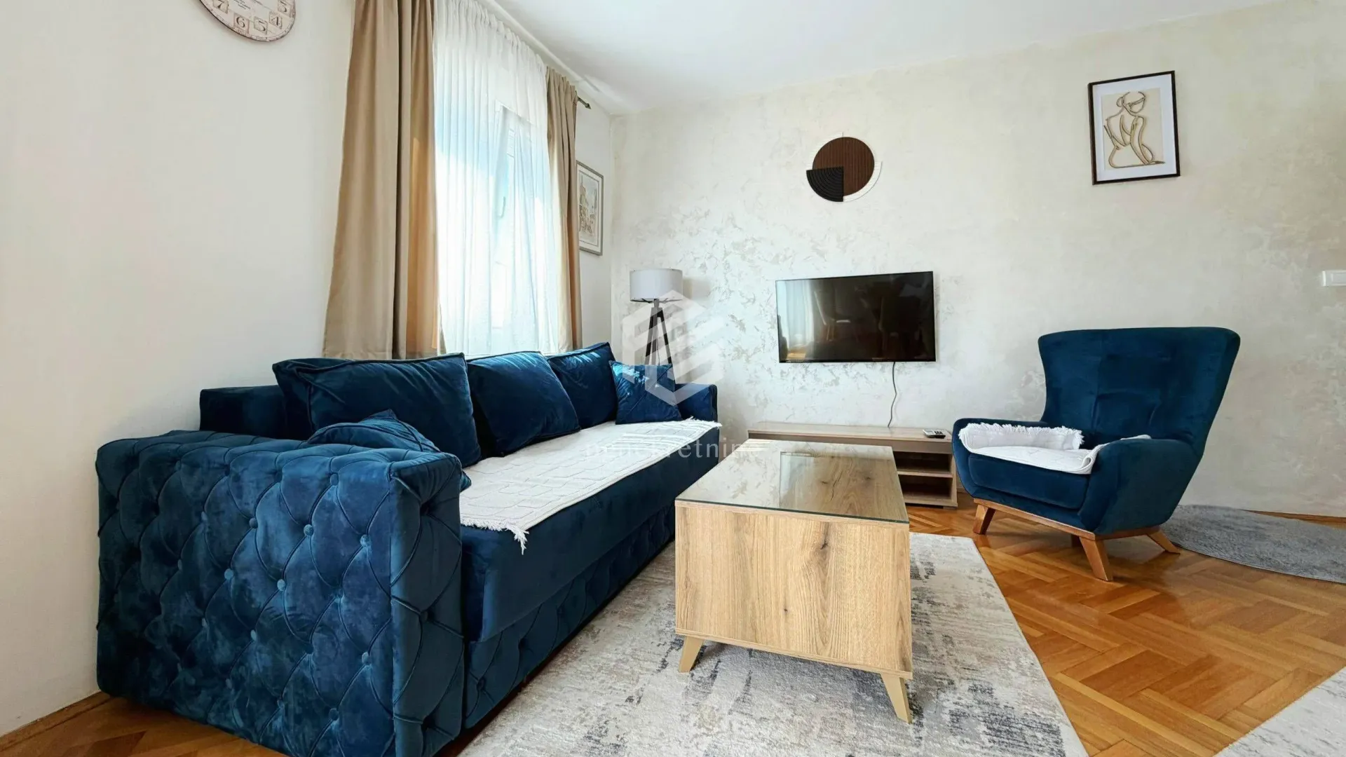 Rent, one bedroom apartment, 43m², Stari Aerodrom, Podgorica