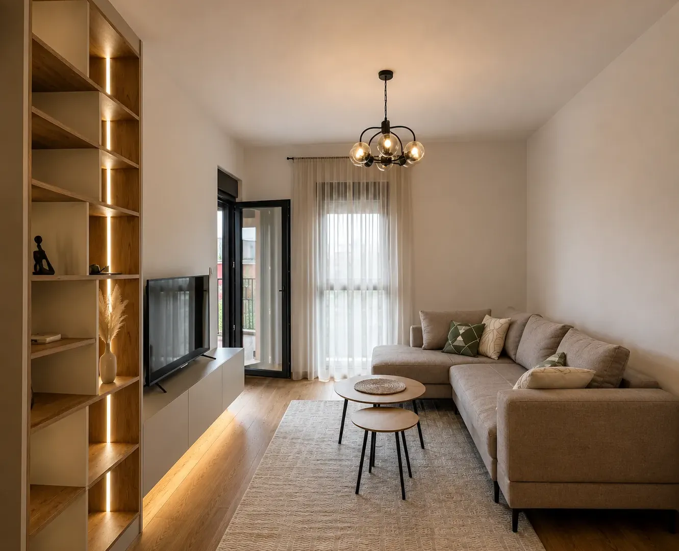Izdavanje, jednosoban stan, 46m², New City, Podgorica
