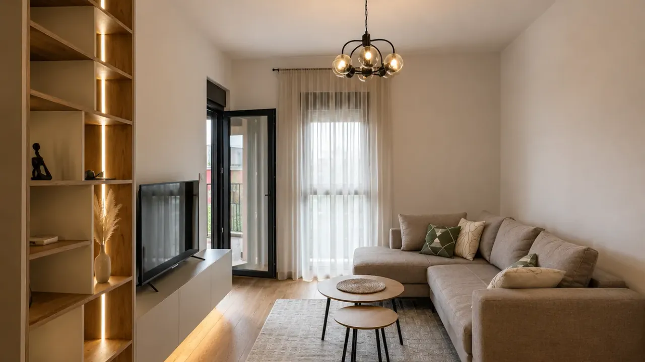 Rent, one bedroom apartment, 46m², New City, Podgorica