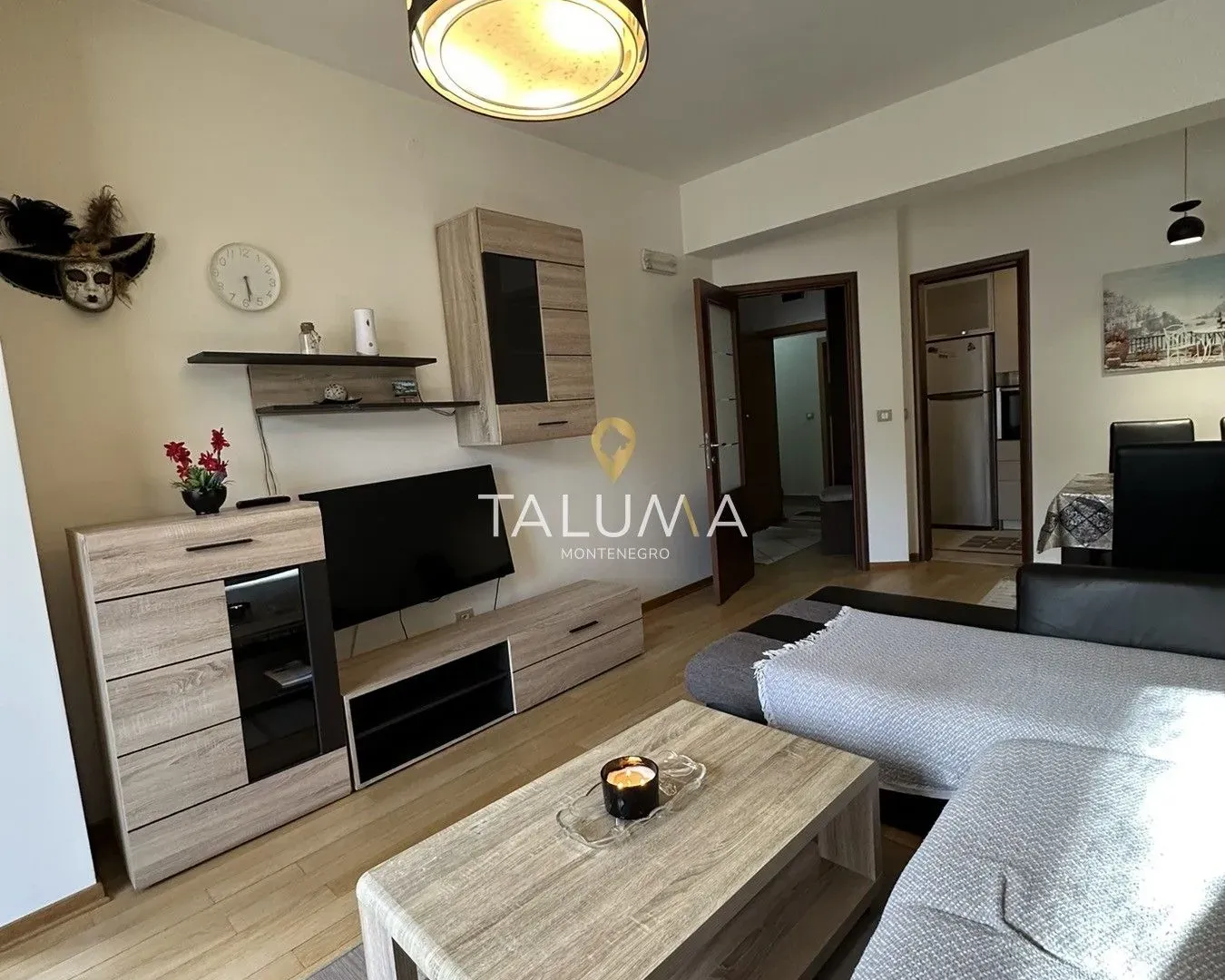Rent, one bedroom apartment, 49m², City Kvart, Podgorica
