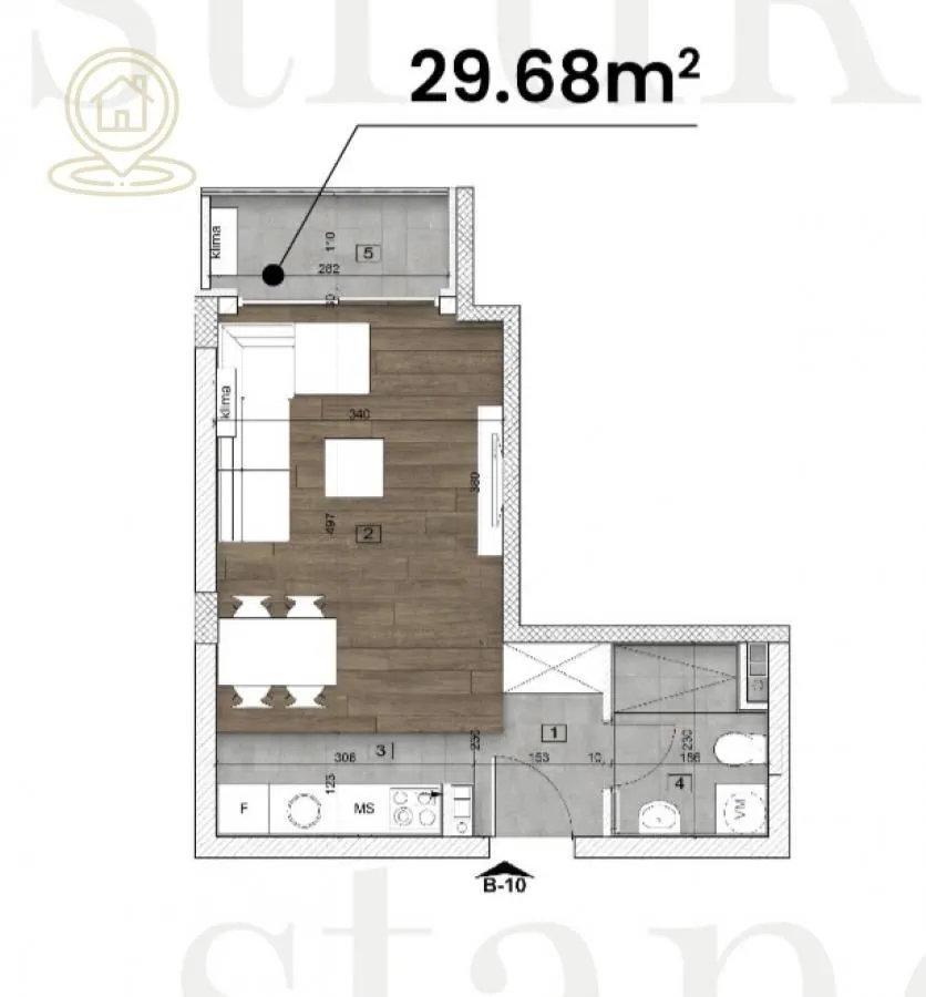 Prodaja, garsonjera, 29m², Telep, Novi Sad Sve Podlokacije