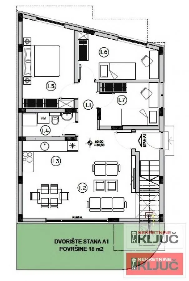 Prodaja, trosoban stan, 65m², Futog, Novi Sad Sve Podlokacije