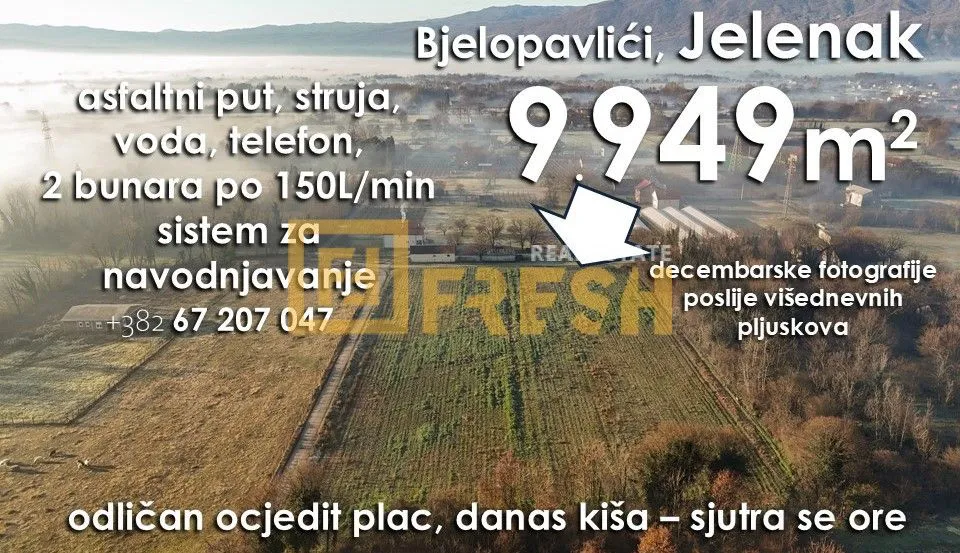 Prodaja, plac, 9949m², Danilovgrad, Crna Gora