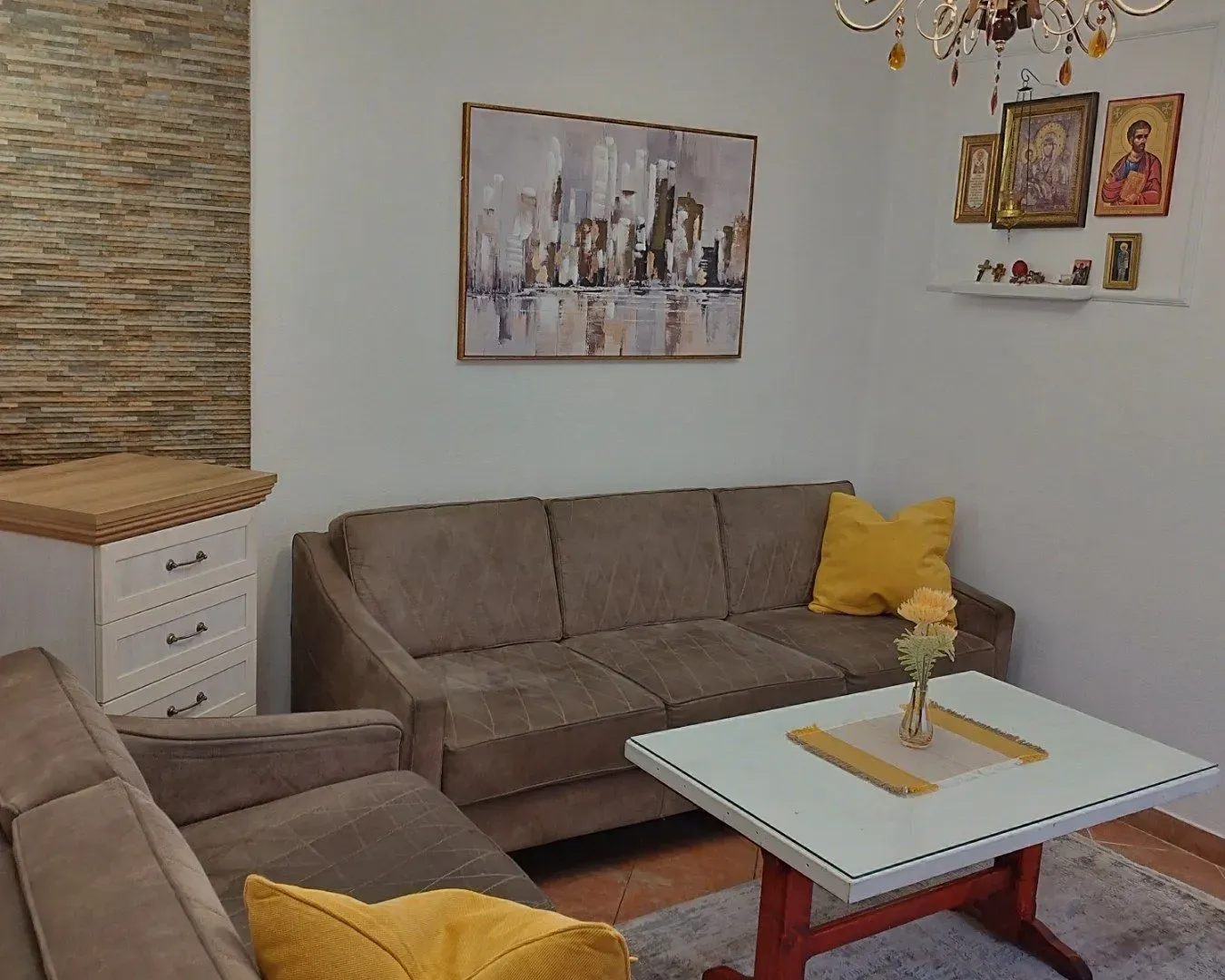 Rent, one bedroom apartment, 55m², Drač, Podgorica