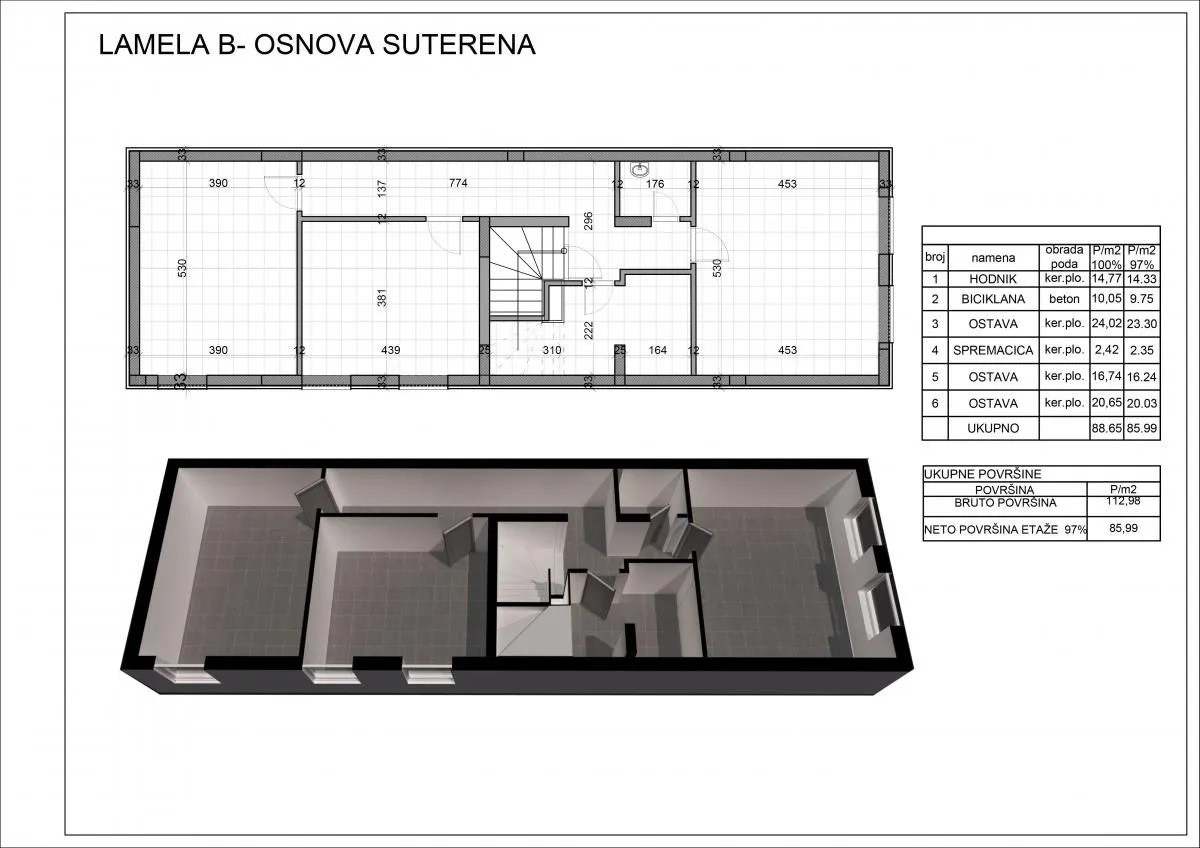 Sale, three bedroom apartment, 92m², Veternik, Novi Sad Sve Podlokacije