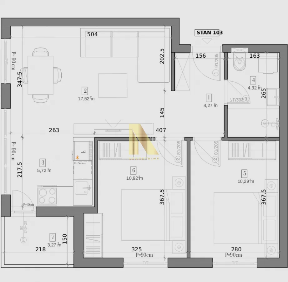 Prodaja, trosoban stan, 54m², Telep, Novi Sad Sve Podlokacije