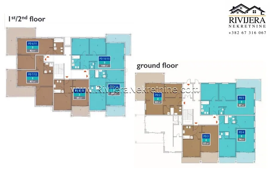 Prodaja, jednosoban stan, 51m², Igalo, Herceg Novi