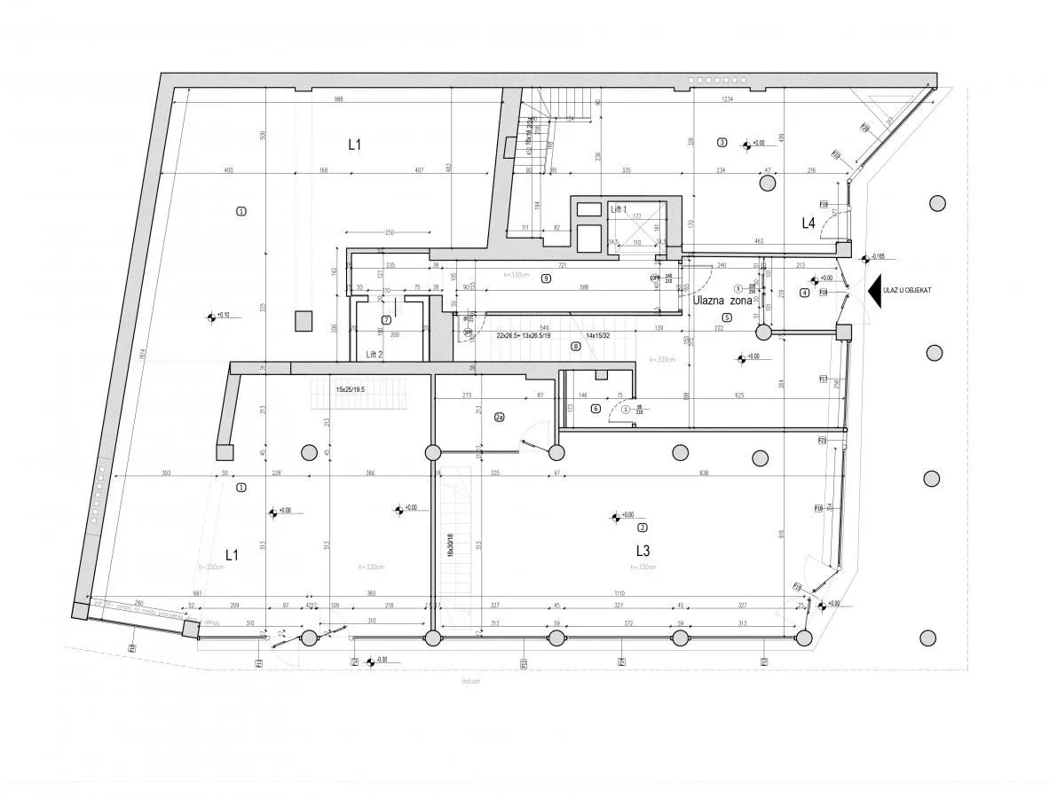 Rent, office space, 109m², Stari Grad, Beograd