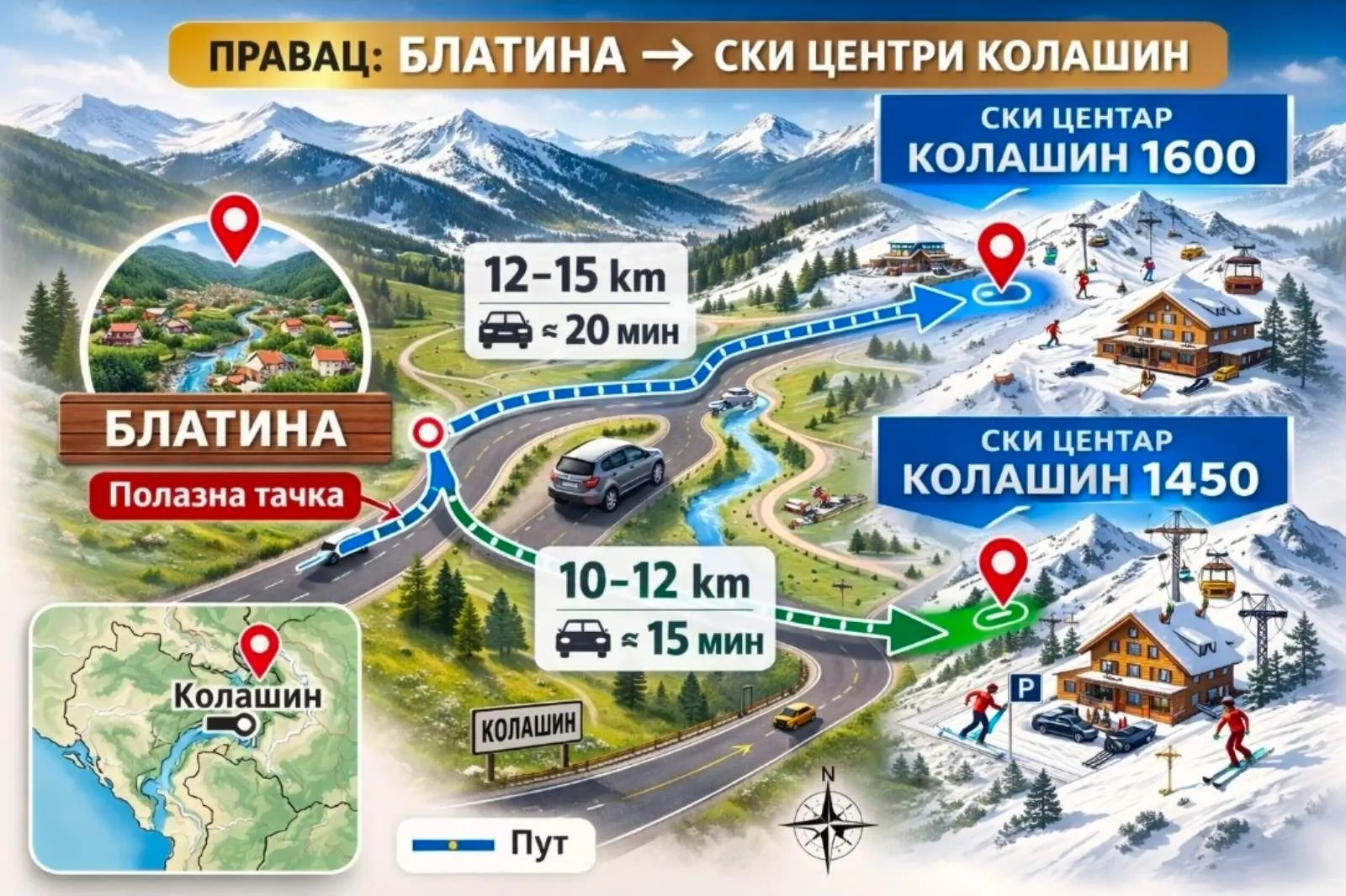 Prodaja, plac, 6500m², Blatina, Kolašin