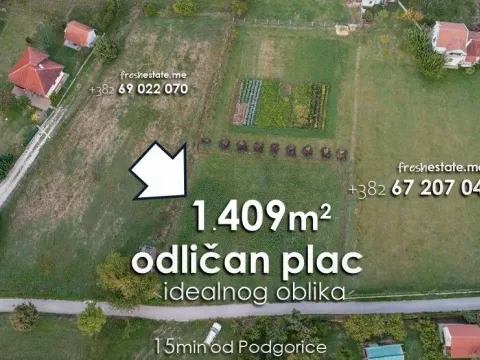 Prodaja, plac, 1409m², Danilovgrad, Crna Gora - image 2