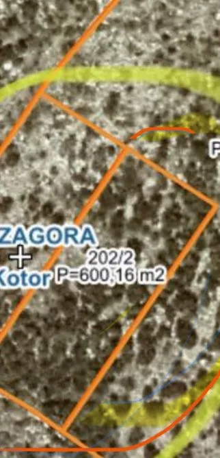 Prodaja, plac, 600m², Kotor, Crna Gora